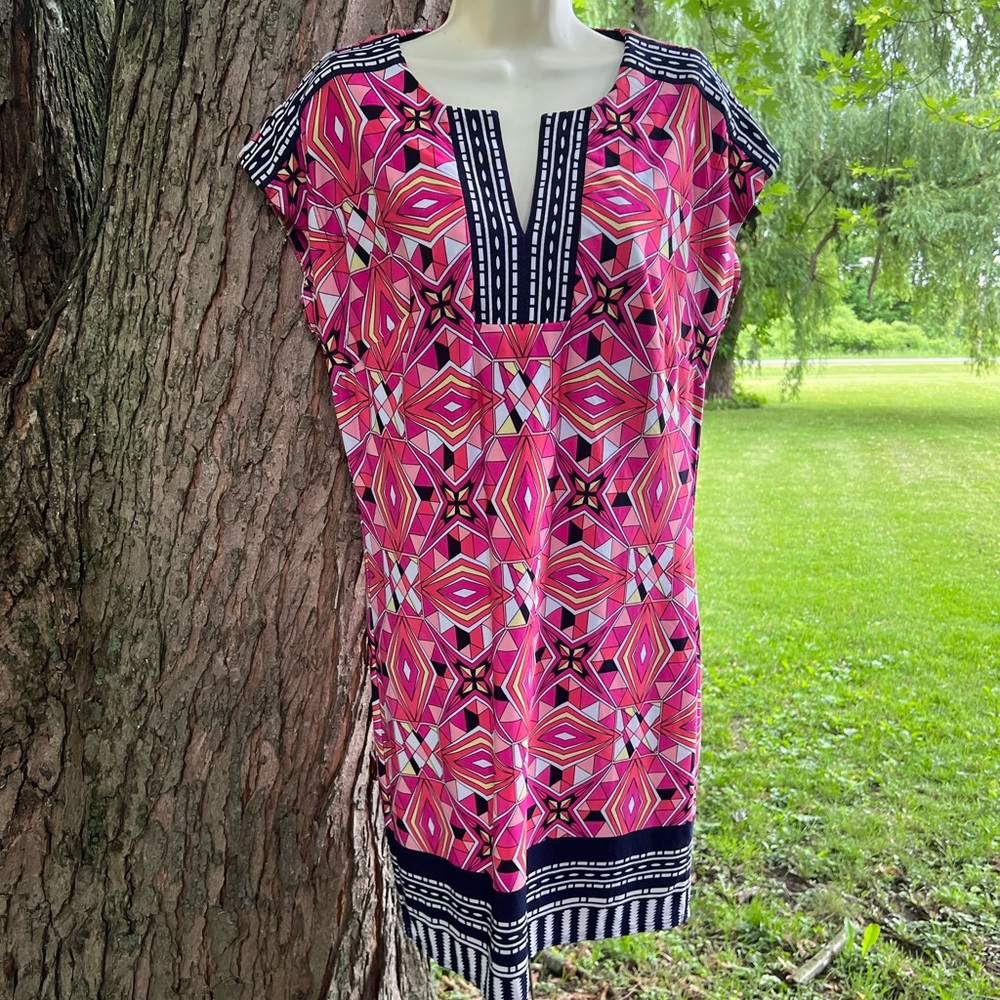 Laundry by Shelli Segal bright dress Small